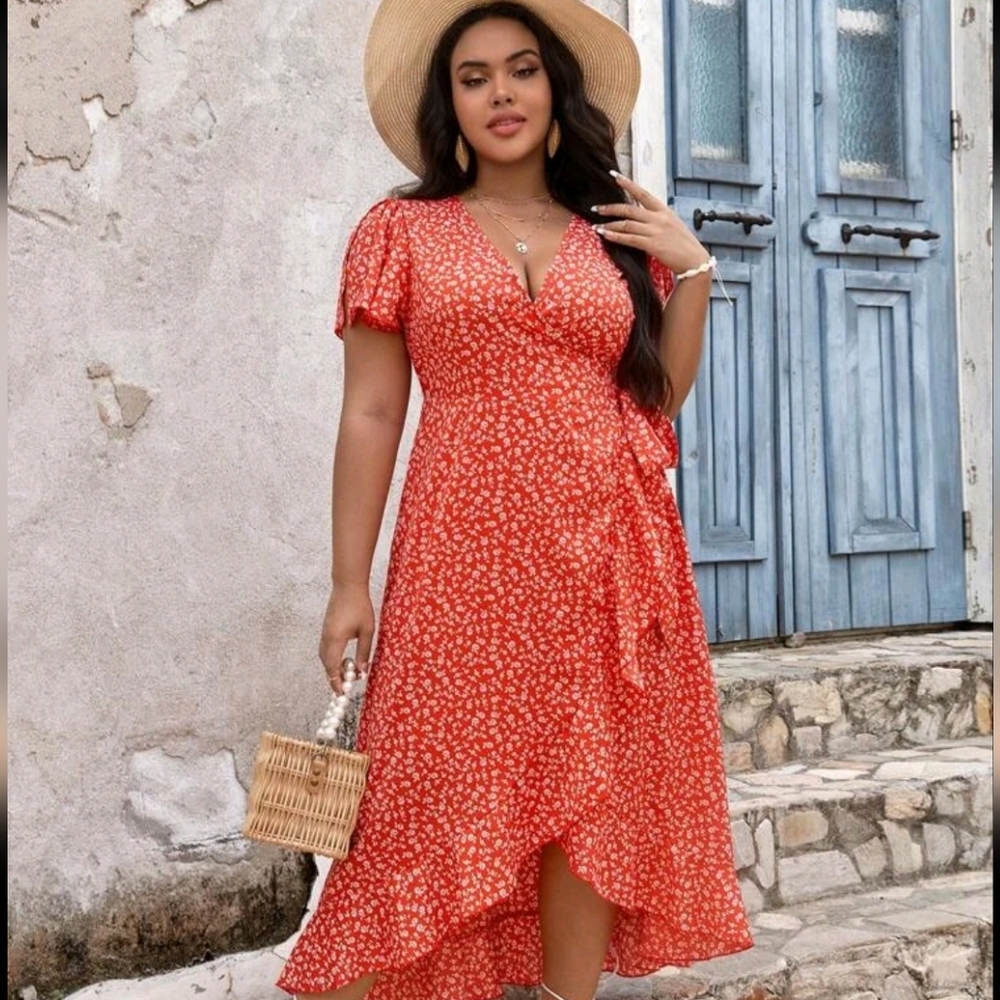 Wrapped dress